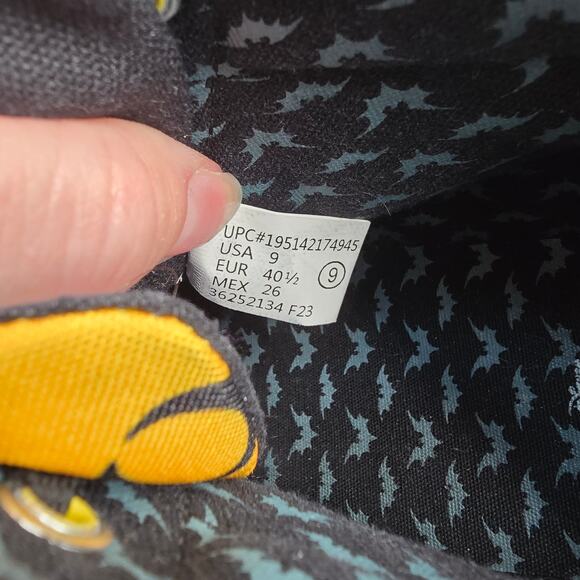 Disney Nightmare Before Christmas Jack & Sally holographic high top shoe women 9 - Picture 12 of 12